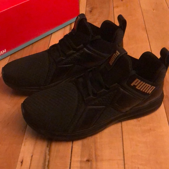puma enzo black and gold